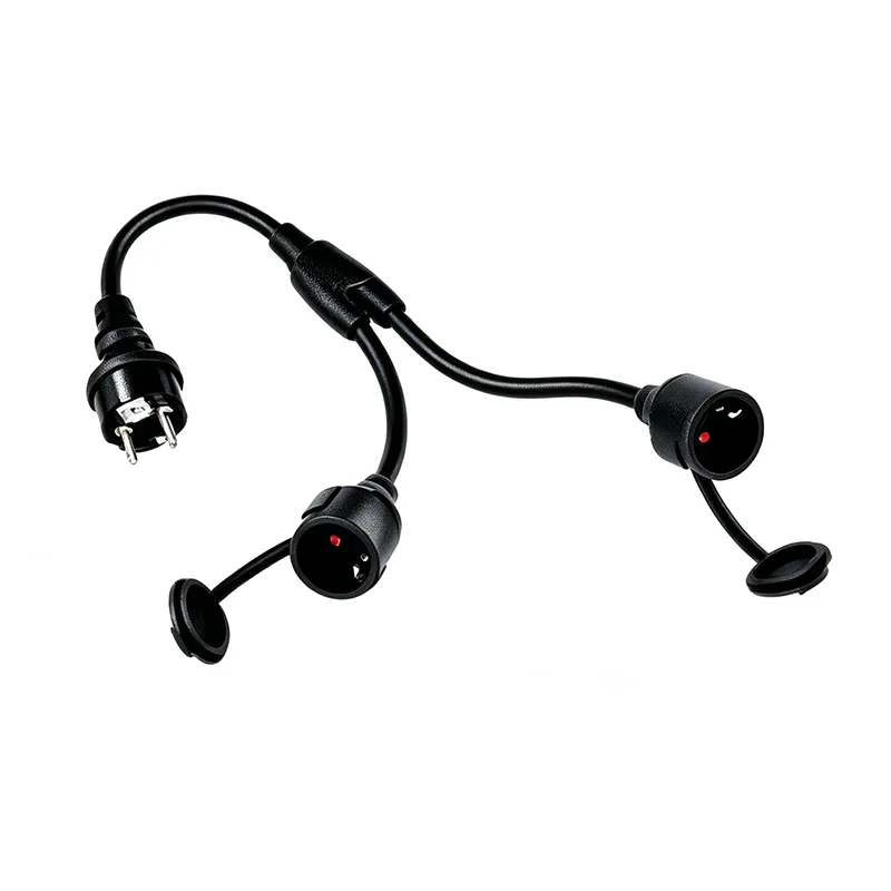 EU Standard Y-Type Extension Cords
